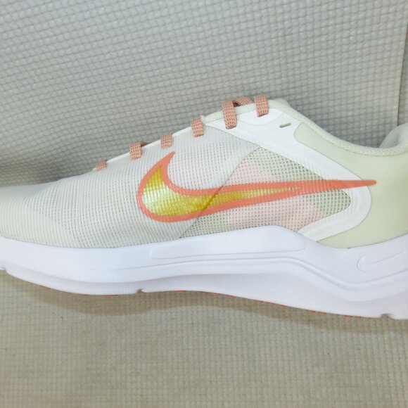 Nike Downshifter 12 DD9294-101 White Running Shoes Sneakers Womens Size 9 - Picture 9 of 13